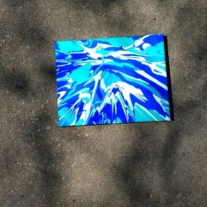 Blue breeze, painting.